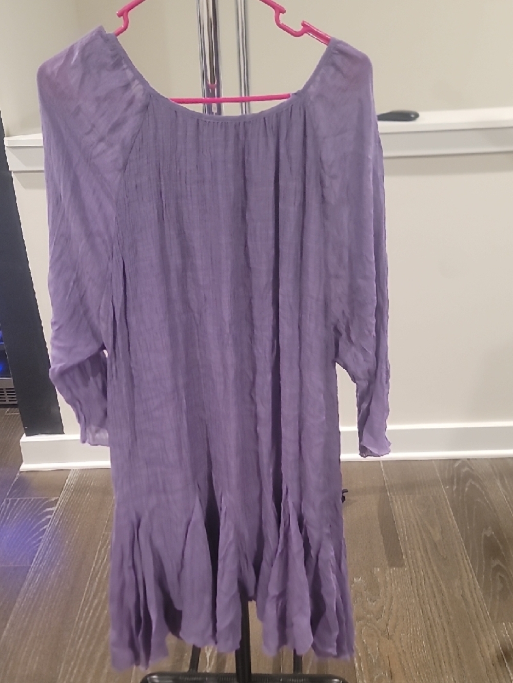 indigo soul Lavender Purple Boho Tunic Dress - Picture 3 of 3